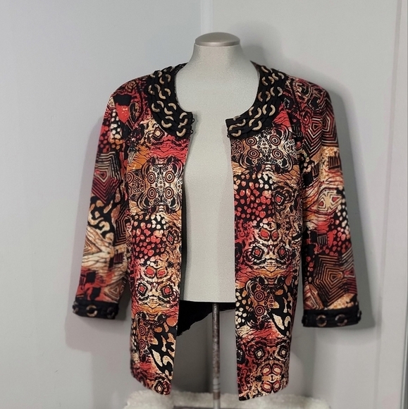 ❤️Kerry Brooke Abstract Womans Blazer - Picture 3 of 9